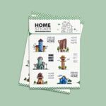 استیکر home sweet home